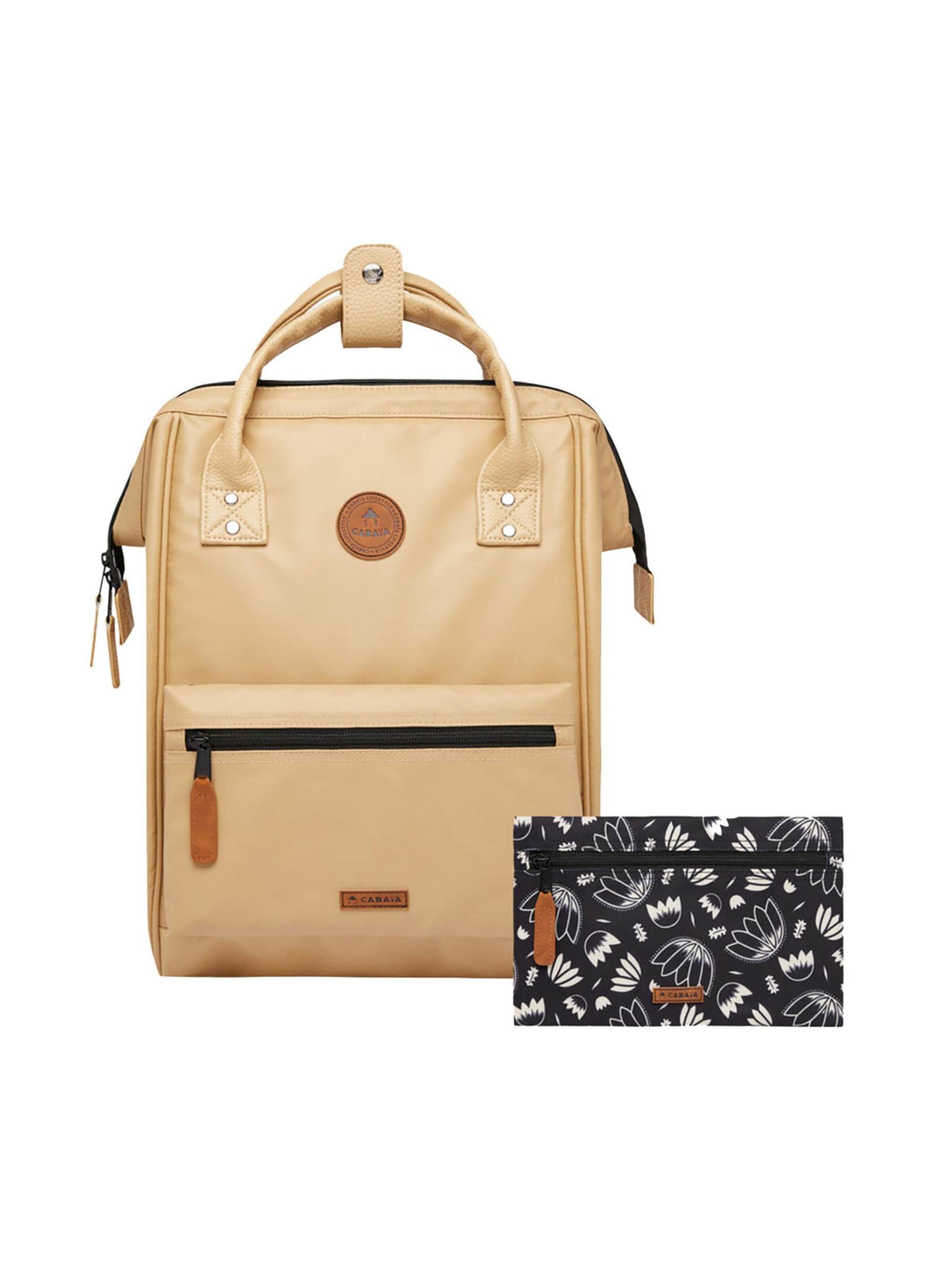 Cabaia Rucksack 'Fortaleza M'‌‌‌‌‌‌ in Beige: Vorderseite
