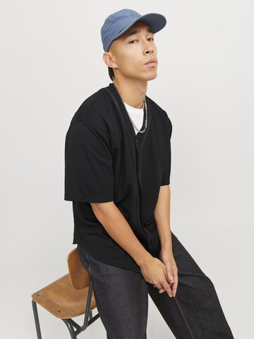 JACK & JONES Comfort fit Button Up Shirt in Black