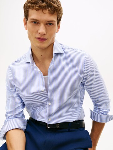 TOMMY HILFIGER Slim Fit Hemd 'Smart Casual' in Blau