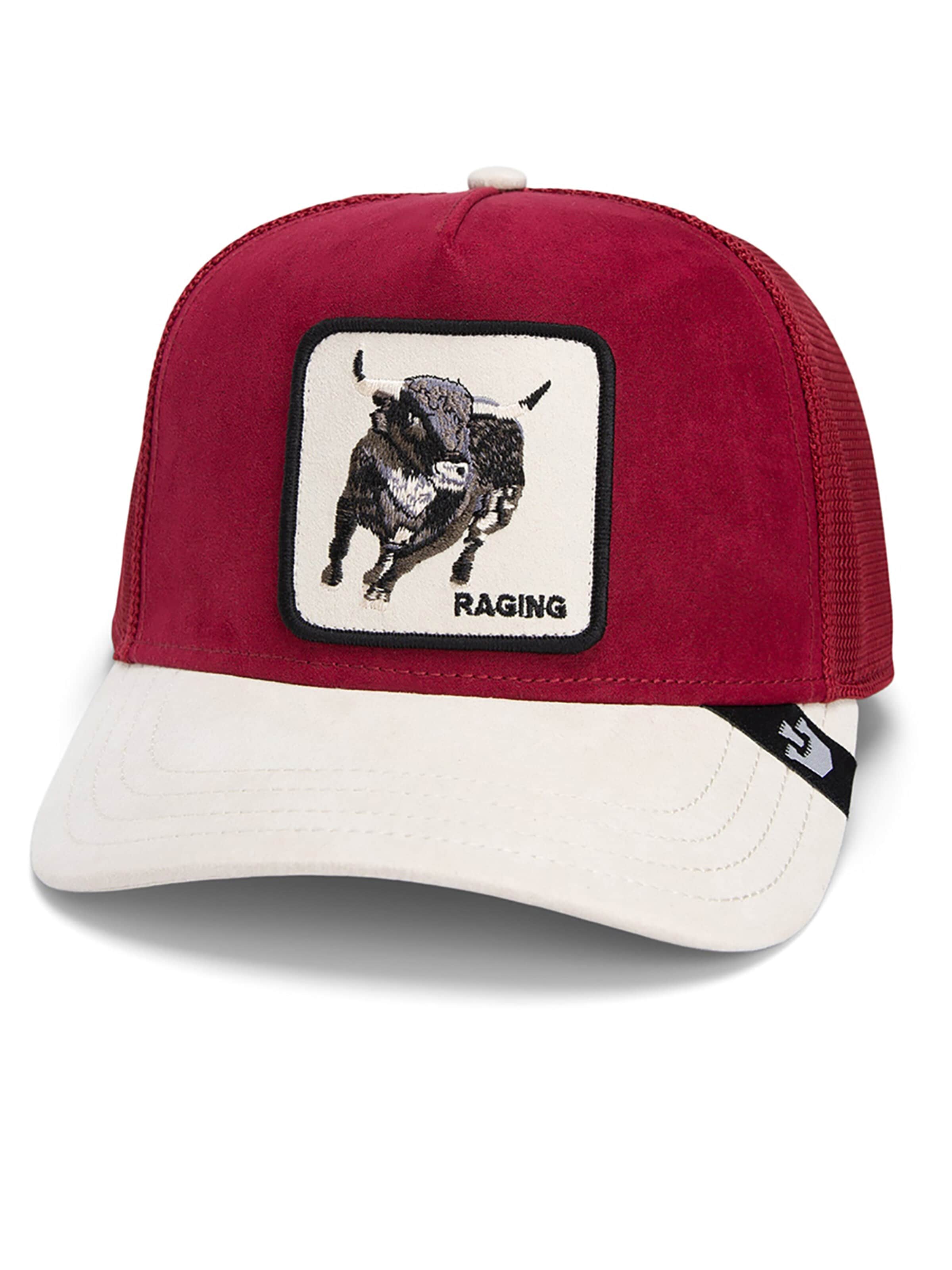 GOORIN Bros. Cap 'The Suede Bull' in Red: front