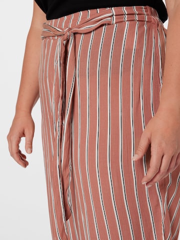 Wide leg Pantaloni 'Delia' de la ABOUT YOU Curvy pe maro