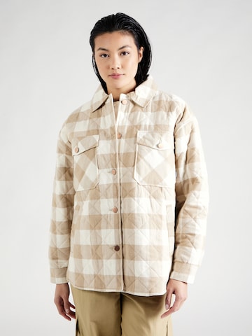 PROTEST Athletic Jacket 'TOHTA' in Beige: front