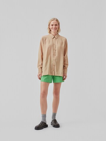 modström Blouse 'Christopher' in Beige