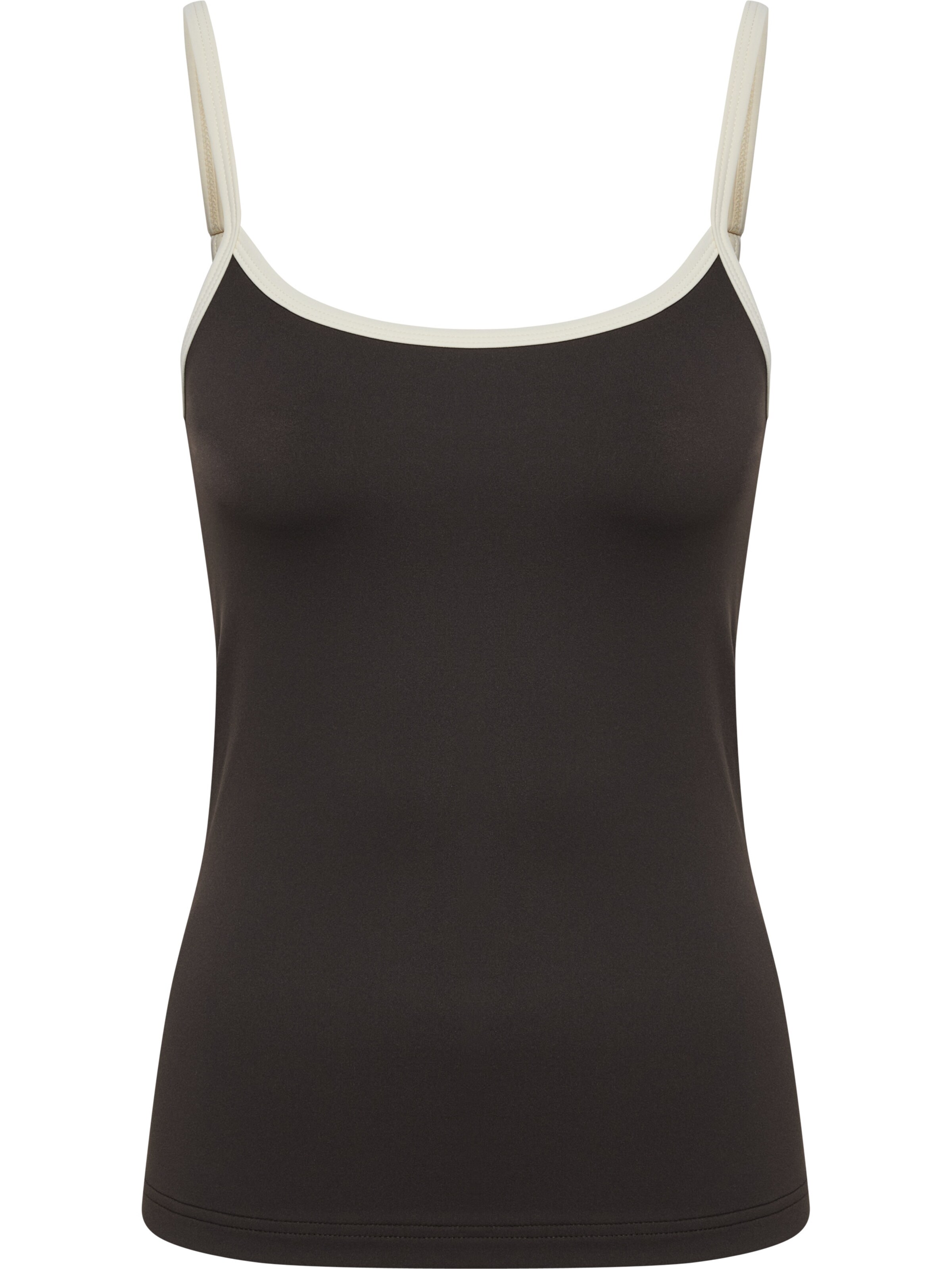 Hummel Sports Top in Brown: front