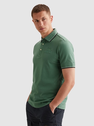 PME Legend - Camiseta 'Polo shirt in piqué with artwork' en negro