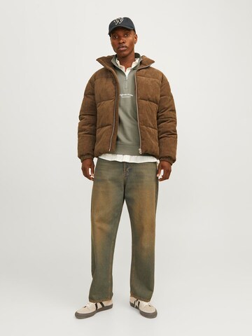 JACK & JONES Sweatshirt 'JORVesterbro' in Grün