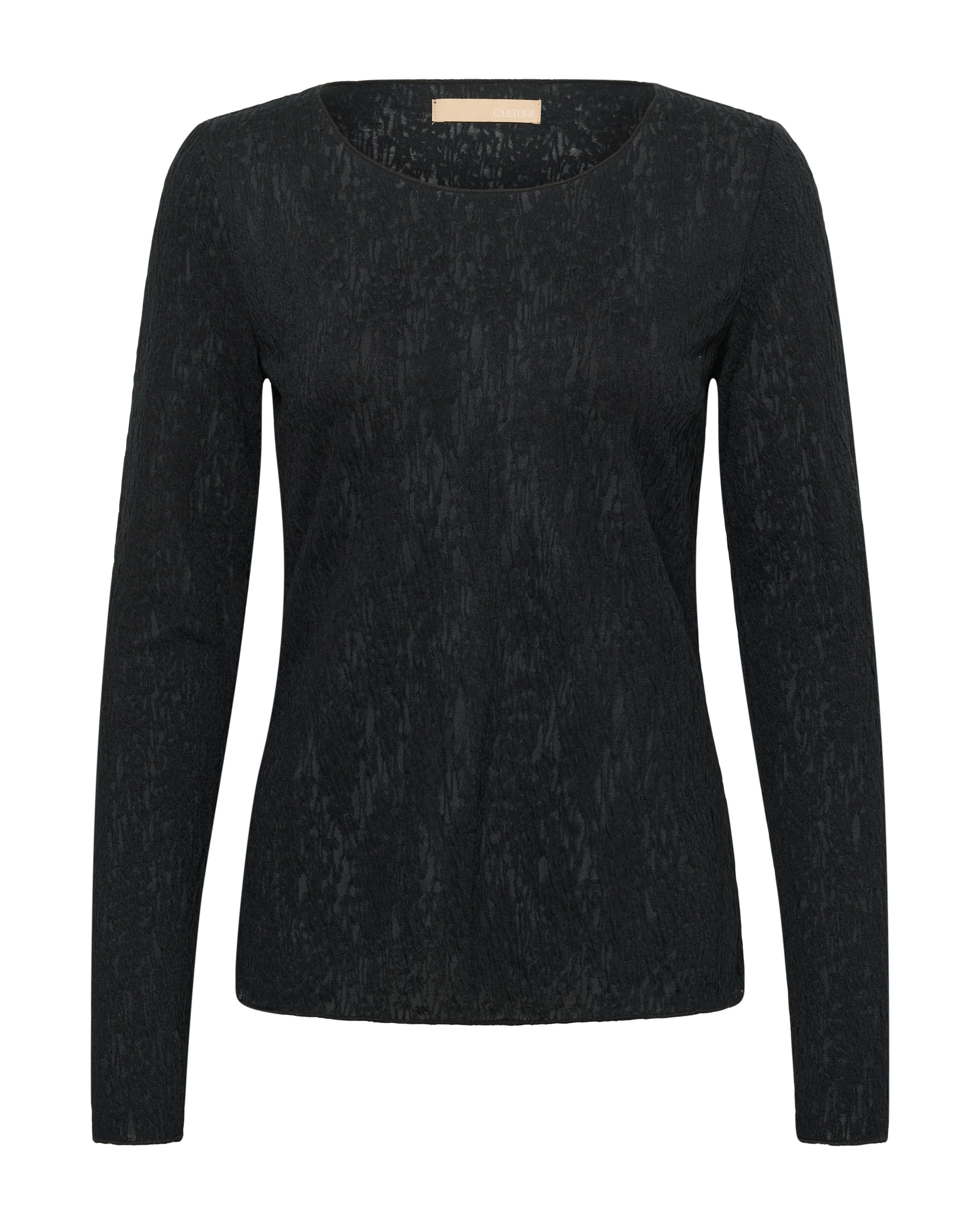 CULTURE Bluse in Schwarz: Vorderseite