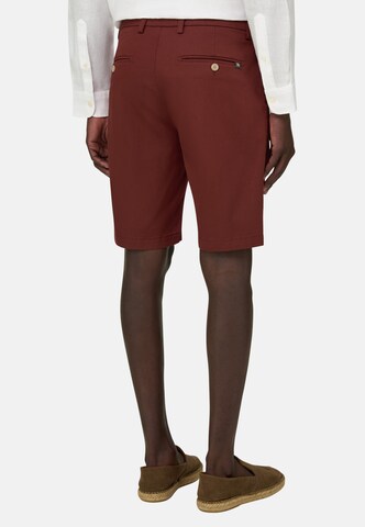Boggi Milano Slim fit Trousers in Red