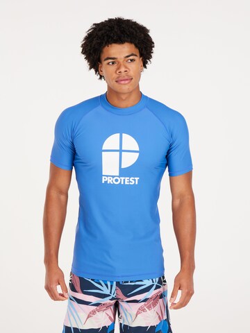 PROTEST Performance shirt 'PRTCATERS' in Blue