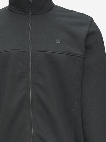 s.Oliver - Sudadera con cremallera en negro