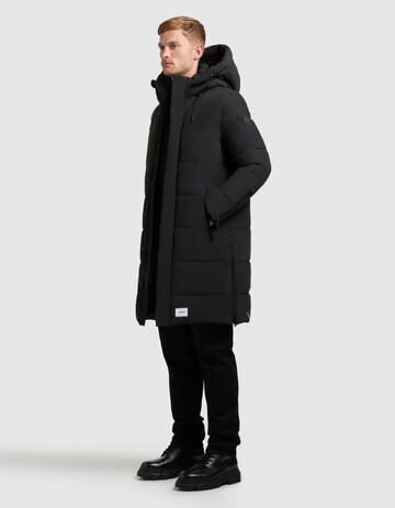 khujo Wintermantel 'Pike' in Schwarz