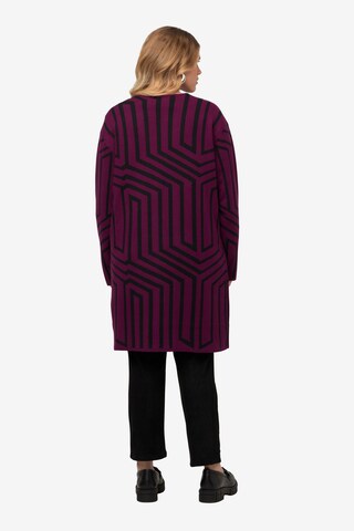 Ulla Popken Knit Cardigan in Purple