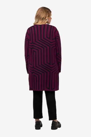 Ulla Popken Knit Cardigan in Purple