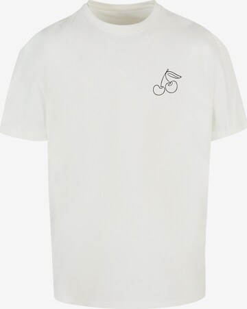 T-Shirt 'Cherry' Merchcode en blanc : devant