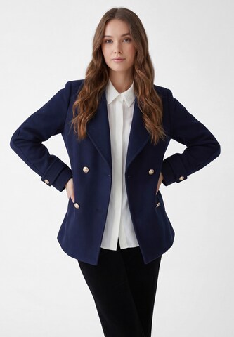 DreiMaster Klassik - Abrigo de entretiempo 'Classic' en azul: frente