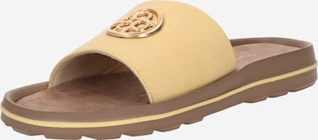 bugatti - Zapatos abiertos 'AQX' en amarillo: frente