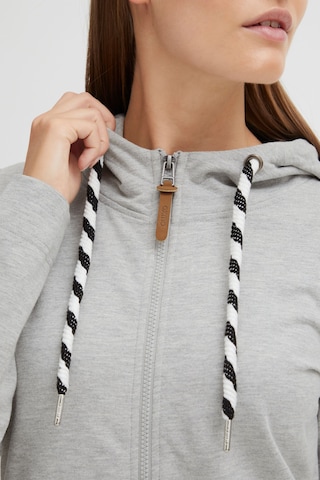 Oxmo Zip-Up Hoodie 'Wanda' in Grey