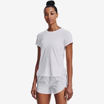 UNDER ARMOUR Performance Shirt 'Iso Chill 200' in White: front