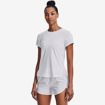 T-shirt fonctionnel 'Iso Chill 200' UNDER ARMOUR en blanc : devant