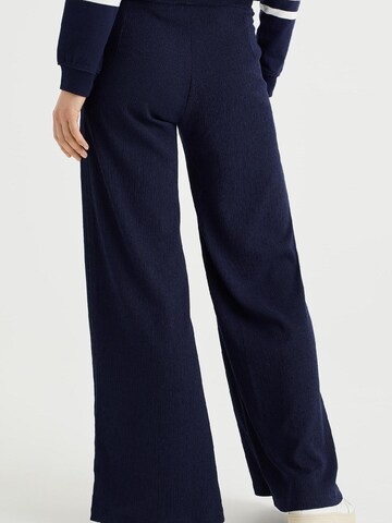 WE Fashion Wide leg Broek in Blauw