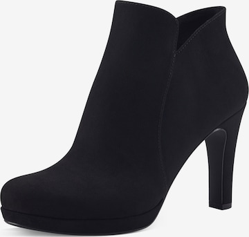 TAMARIS - Botas pelo tornozelo em preto: frente