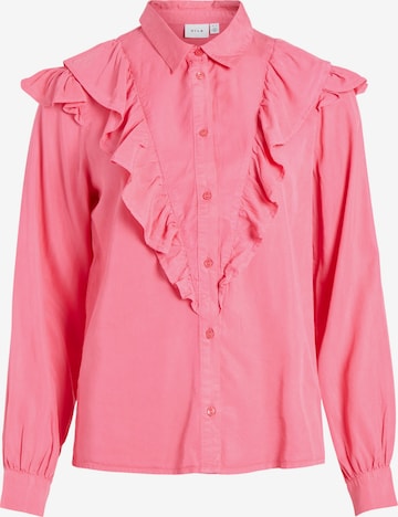 VILA Shirt in Roze: voorkant