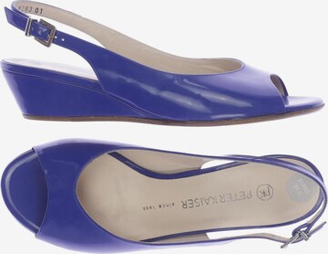 PETER KAISER Sandals & High-Heeled Sandals in 37,5 in Blue: front
