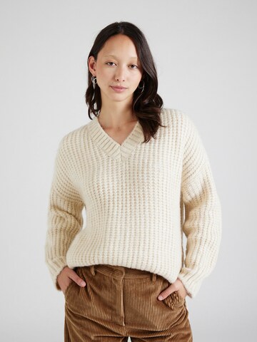 Herrlicher Pullover 'Lottina' i hvid: forside