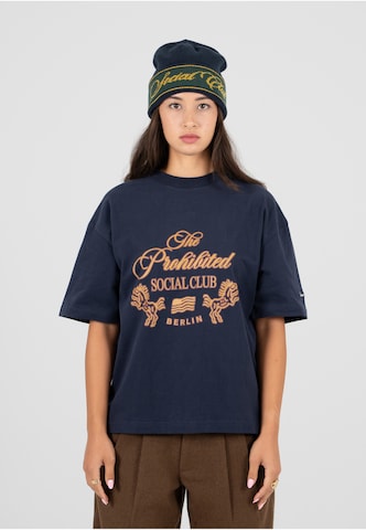 Maglietta 'Clubhouse' di Prohibited in blu