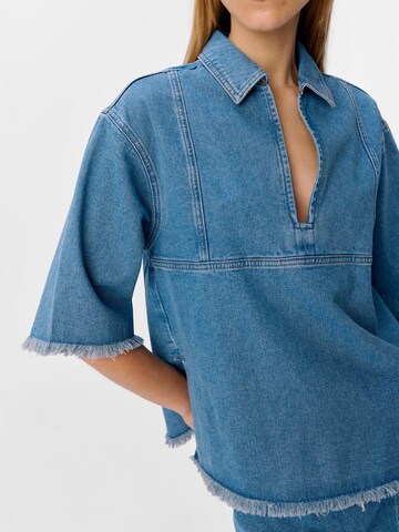 OBJECT Bluse i blå
