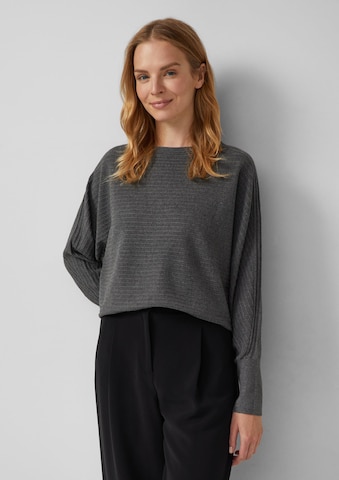 s.Oliver Pullover in Grau: Vorderseite
