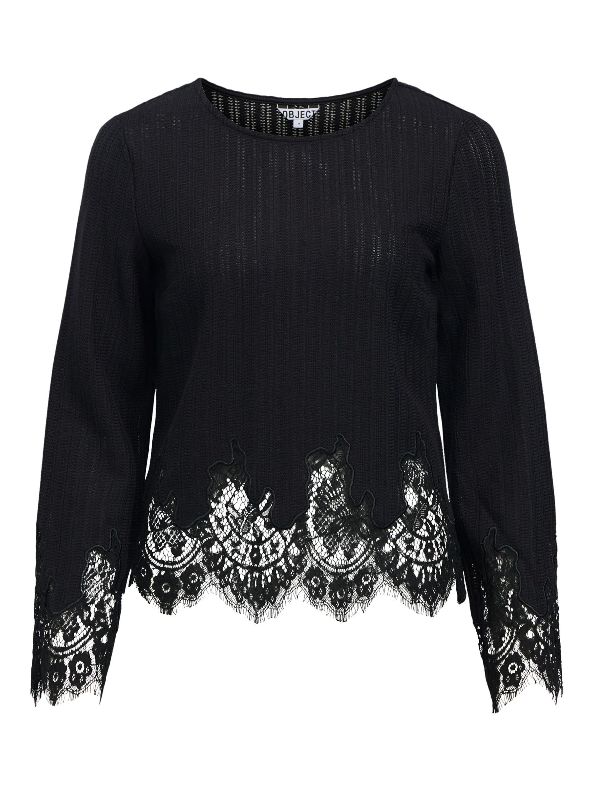 OBJECT - Camiseta 'OBJLAICA' en negro: frente