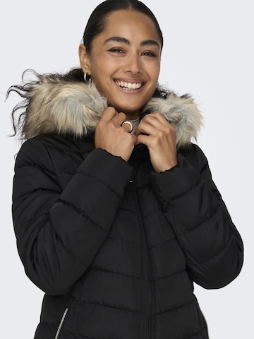 Manteau d’hiver 'Ellan' ONLY en noir