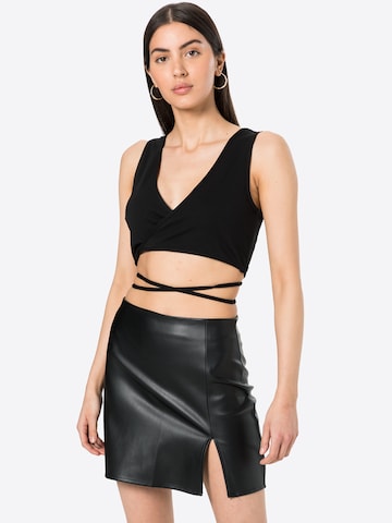 ABOUT YOU Top 'Liliane' in Black: front
