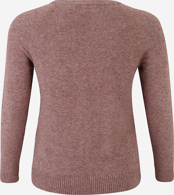 ONLY Curve Pullover 'LESLY KINGS' in Pink