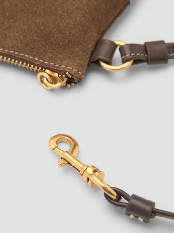 MANGO Clutch 'MONTANA' in Brown