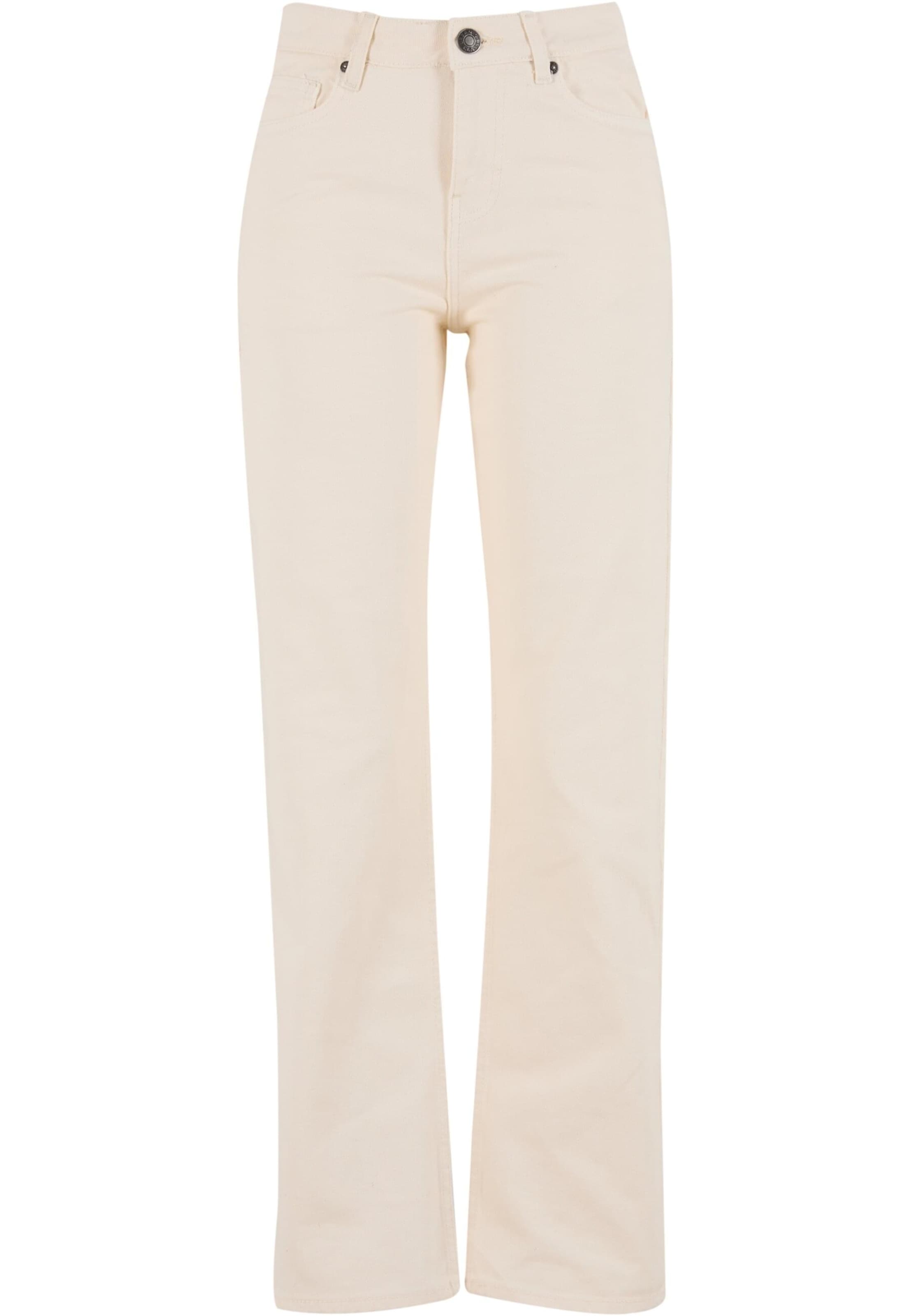 Urban Classics Regular Jeans in Beige: Vorderseite