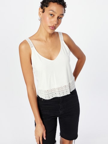 ABOUT YOU Top 'Connie' in White: front