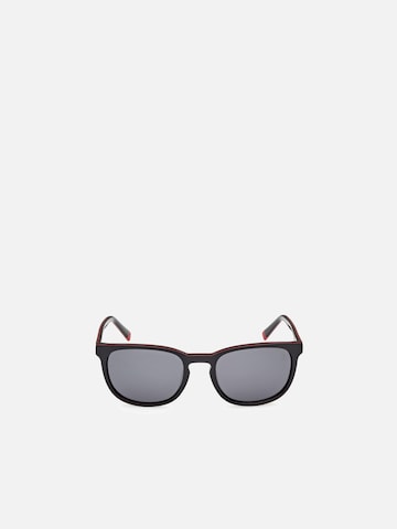 TIMBERLAND - Gafas de sol 'Timberland TB00074 Red/horn 55/21/145 MAN Sunglasses' en negro: frente