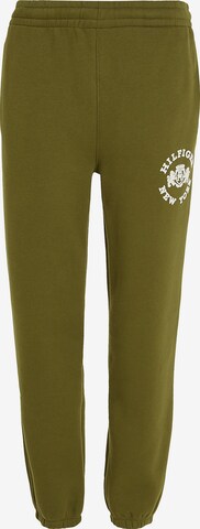 TOMMY HILFIGER Tapered Pants in Green: front