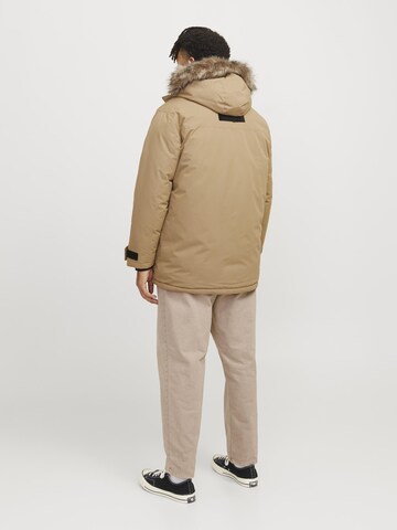 Parka d’hiver Jack & Jones Plus en beige
