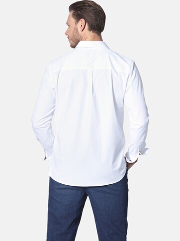 Jan Vanderstorm Regular fit Button Up Shirt 'Ulfe' in Blue