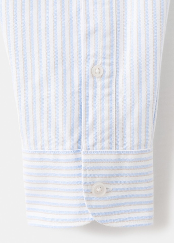 MANGO MAN Regular fit Button Up Shirt in Blue