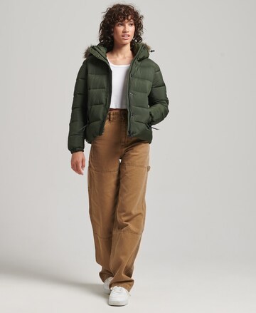 Superdry Winterjas in Groen