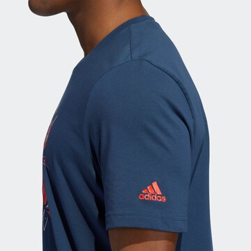 ADIDAS PERFORMANCE Sportshirt 'Dame' in Blau