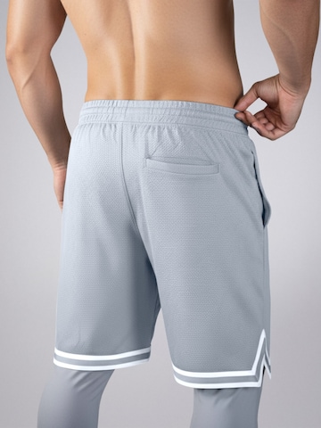 PANTONECLO Boardshorts 'Pantoneclo Men’s Gym Shorts with Side Gasket' in Grijs