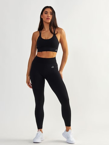 BeShaped Skinny Sporthose in Schwarz