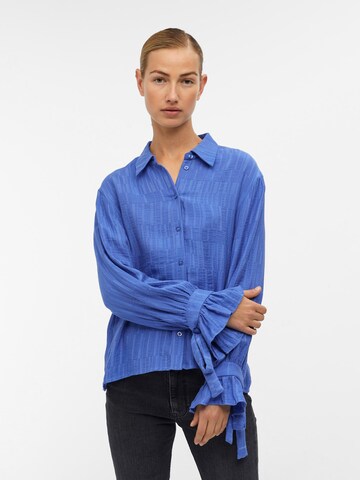 Camicia da donna 'ALSTIR' di OBJECT in blu: frontale