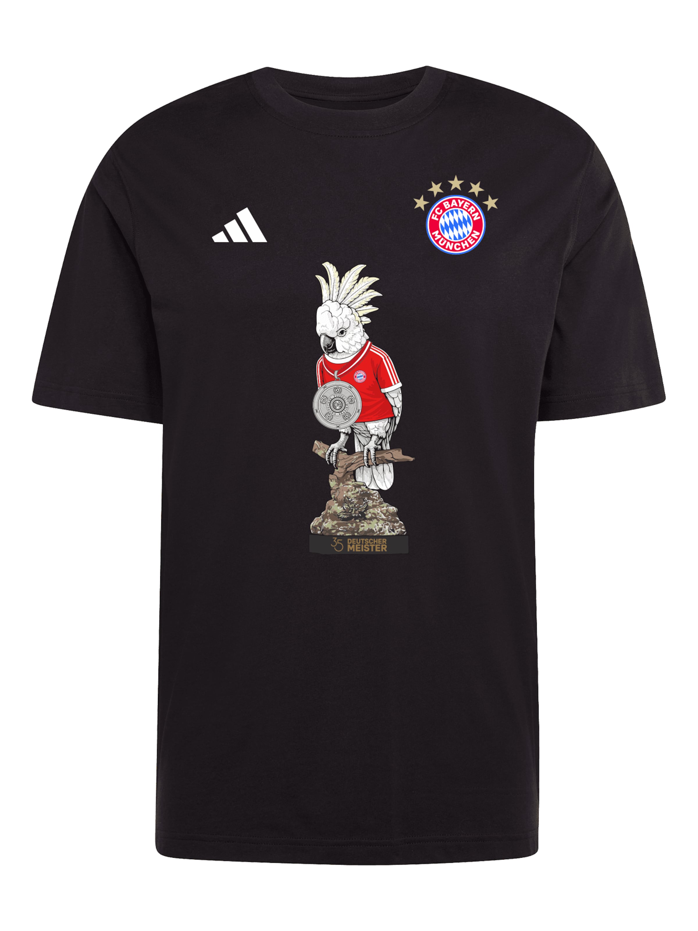 ADIDAS PERFORMANCE Shirt in S in Red / Black / White, Item view