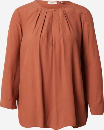 ESPRIT Bluse i brun: forside